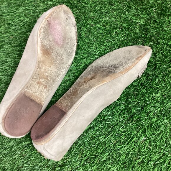 TOD'S Caramel Light Tan Braided Slip-On Suede Loafers 36 - Picture 10 of 14